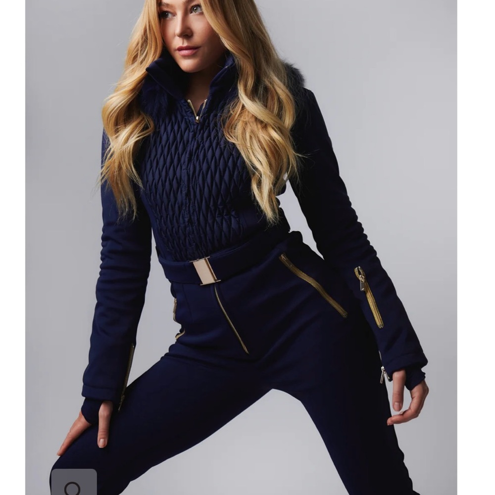 MY SUNDAY SKI ÉLÉGANCE MÉRIBEL SKI SUIT NAVY